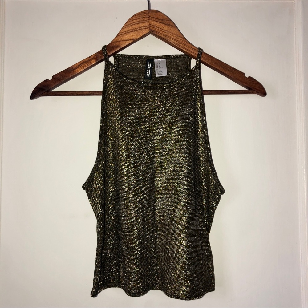 Shimmering Gold H&M Tank